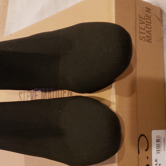 New MIA black stretch heels booties, size 9.5 - Picture 4 of 6